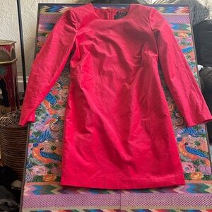 J. Crew Velvet long Sleeve Dress